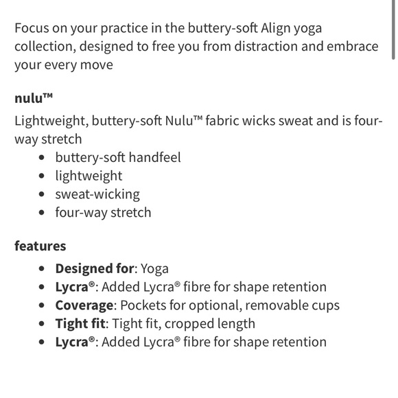 NWT Lululemon Align Tank Top Velvet Dust Size 4 - Picture 9 of 10